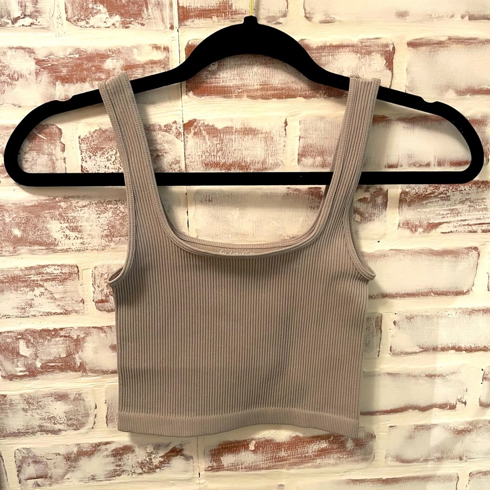 By Together Ribbed Crop Tank